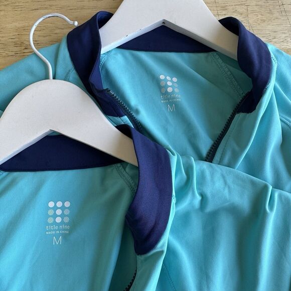 Title Nine Sunbuster 1/2 Zip Short Sleeve Sun Shirts Rash Guard Bundle Medium - Picture 9 of 13